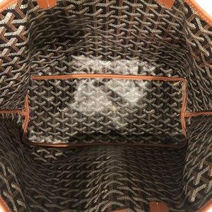 Goyard Goyardine Black and Tan M